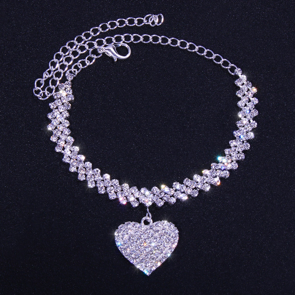 Heart Pendant  Anklet