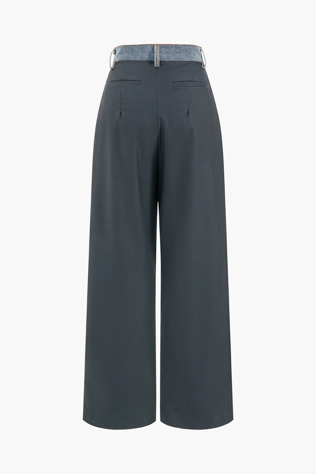 Denim Patchwork Trousers